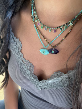 COLLIER OEIL AMAZONITE
