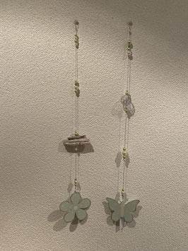 Blumenhänger mintgrün klein