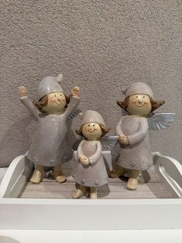 Engel "Lili" rosa/silber in zwei Grössen