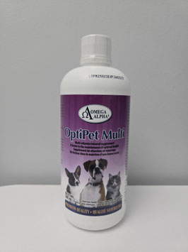 OptiPet Multi 500ml - Multi-vitamin/mineral supplement - Supplément de vitamines et minéraux