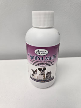 OptiPet Multi 120ml - Multi-vitamin/mineral supplement - Supplément de vitamines et minéraux
