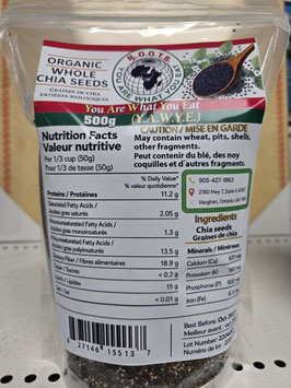 Organic Whole Chia seeds 500g