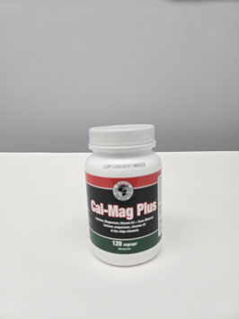 Cal-Mag Plus 120 Veg caps. - Calcium, Magnesium, Vitamin D3+trace Minerals