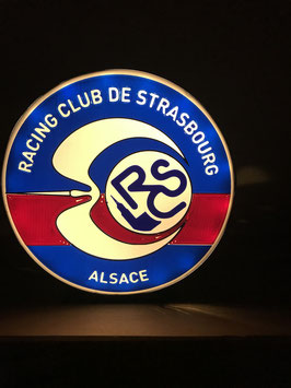 Lampe logo football club de STRABOURG leds reglagle prise USB