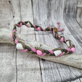 EM KETTE OLIVE/FUCHSIA DIAMONDS