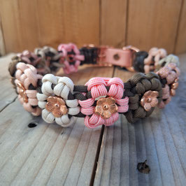 Halsband Blümchen rose