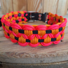 Halsband waves pink-orange