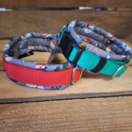 Halsband Stoff Snowman