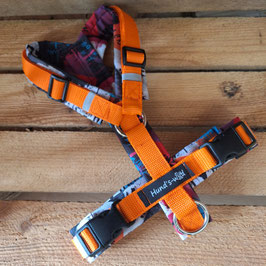 Geschirr orange-abstract