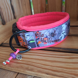 Halsband Halloween neon pink