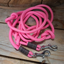 Leine Seil pink - antik braun