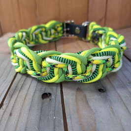 Halsband Bachlauf lime-green mix