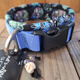 Halsband Skulls Himmelblau