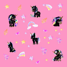Sattelschoner Softshell Black Pony rosa