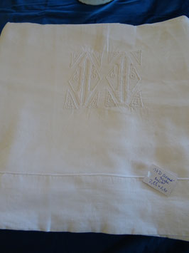 Leinen-Laken mit Monogramm "HH" (17D)