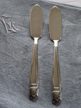 2er Set versilberte Buttermesser von Holmes & Edwards