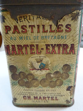 Pastillendose Bretagne Martel Fleur des Lis geprägt Frankreich Vintage (D)