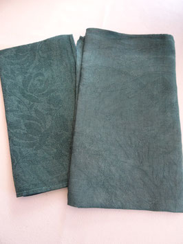 Leinen-Damast-Serviette in smaradggrün (36S)