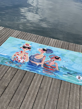 MAXI SERVIETTE DE BAIN « baignade entre copines »