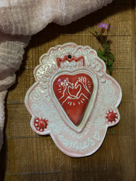 Amies -rouge et rose