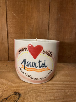 Mon cœur brûle pour toi