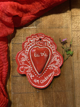 La vie est un cadeau -rouge-