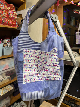 Wende-Shopper blau