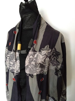 Longue jacket en soie