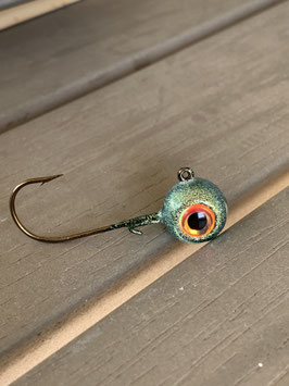 Round JigHead - Golden-Green Shiner