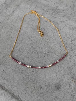 Kettchen-Collier Granat