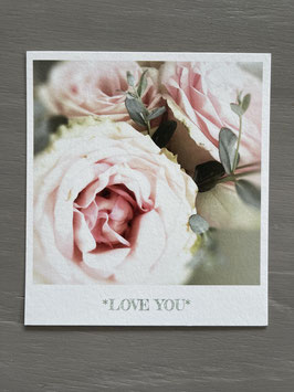 Fotokarte „LOVE YOU“