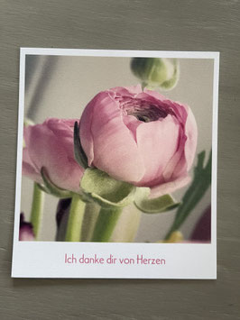 Fotokarte "von Herzen"