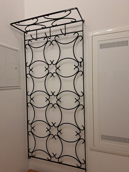 alte Schmiedeeisen Garderobe Ablage Flurgarderobe DDR Metall