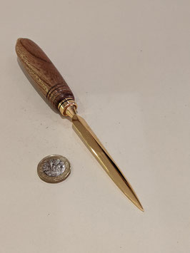 118. Hardwood and gilt letter opener