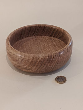 134. Shallow hand turned bowl.