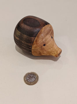 107. Cute wooden hedgehog