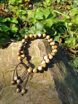 Armband Landschapjaspis, dubbele rij