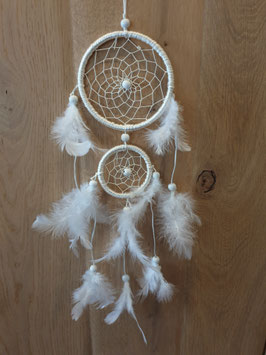 Handgemaakte Dromenvanger/Dreamcatcher Wit