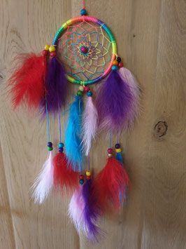 Handgemaakte Dromenvanger/Dreamcatcher Rainbow