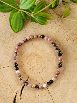 Rhodoniet Armband, 4 mm