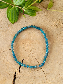 Blauwe Apatiet Armband, 4mm