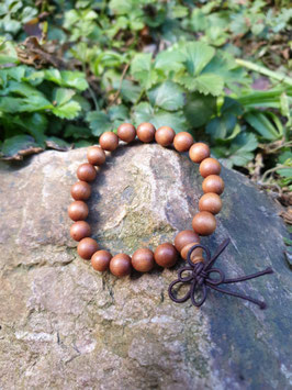 Mala/armband van sandelhout