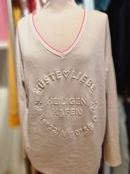 JANULI und Zwillingsherz Pulli Küstenliebe "beige"