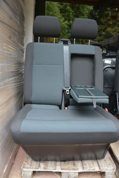 VW T6.1 Beifahrer-Doppelsitzbank SIMORA mit KLAPPTISCH