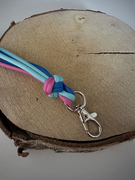 Schlüsselanhänger blau / mint / pink
