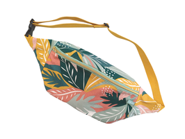 Crossbody Bag XL Dschungelmuster / Festival Bag / Umhängetasche Damen / Bauchtasche floral / geblümte Tasche