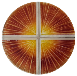 GO-2621 Kreuz Rot-Gelb mit Strahlen
