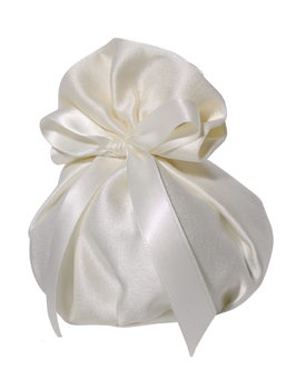SACCHETTO IN RASO BIANCO