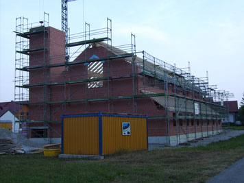 Baufortschrift im August 2006 - Sicht Richtung Süden