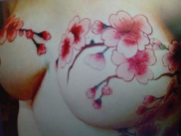 Tatouage Artistique sur une reconstruction mammaire